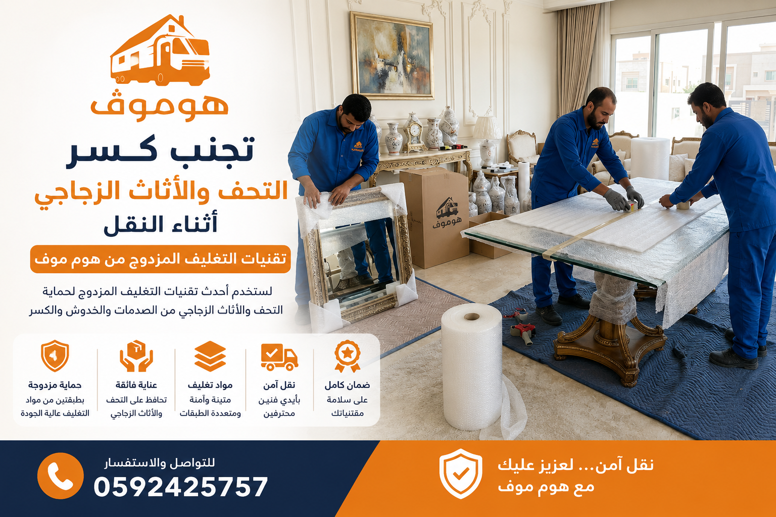 تجنب تلف الأثاث أثناء النقل