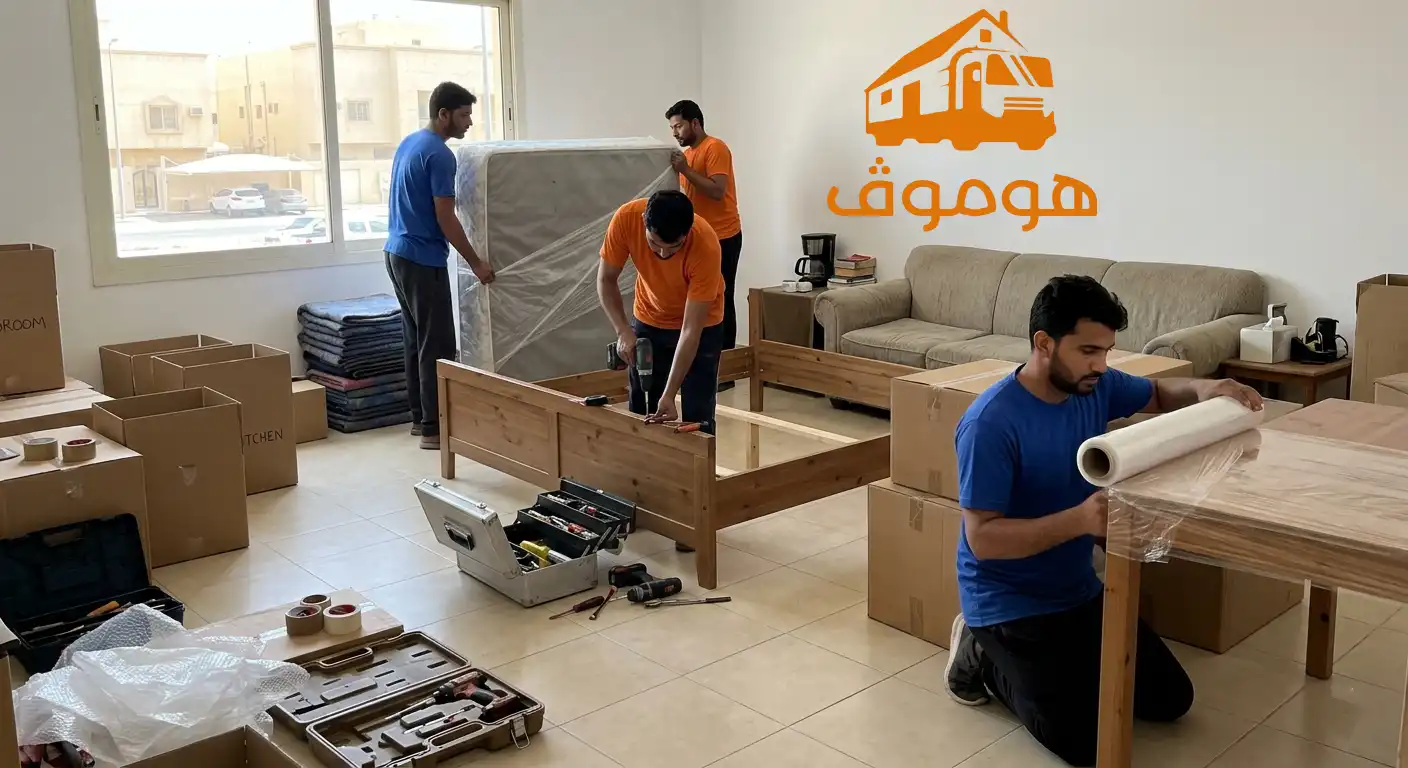 نقل عفش مع العمالة والتغليف والفك والتركيب بالرياض